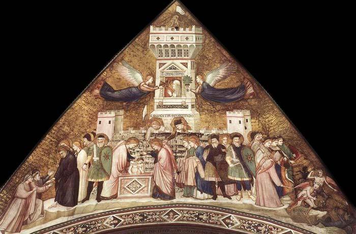 GIOTTO di Bondone Allegory of Chastity oil painting image